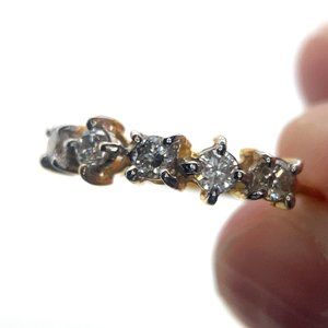Diamonds .43ct Solid 14K Yellow Gold Ring